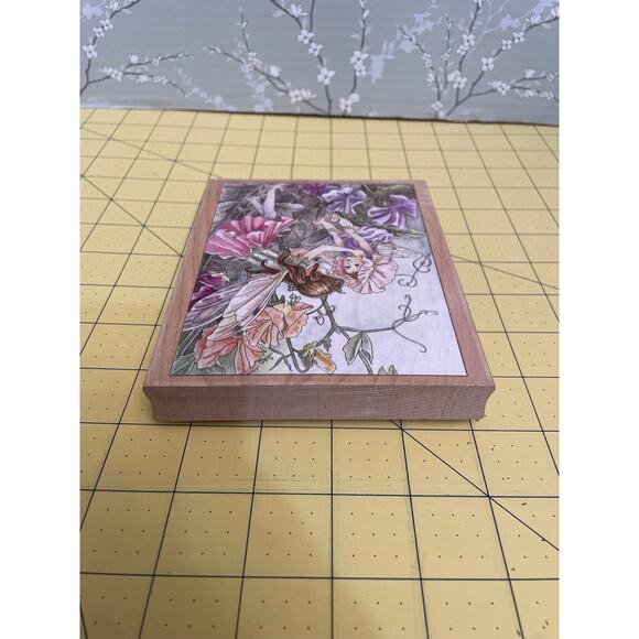 STAMPS HAPPEN - Sweet Pea Flower Fairies Wood Mounted Rubber Stamp 90026 - Picture 6 of 7